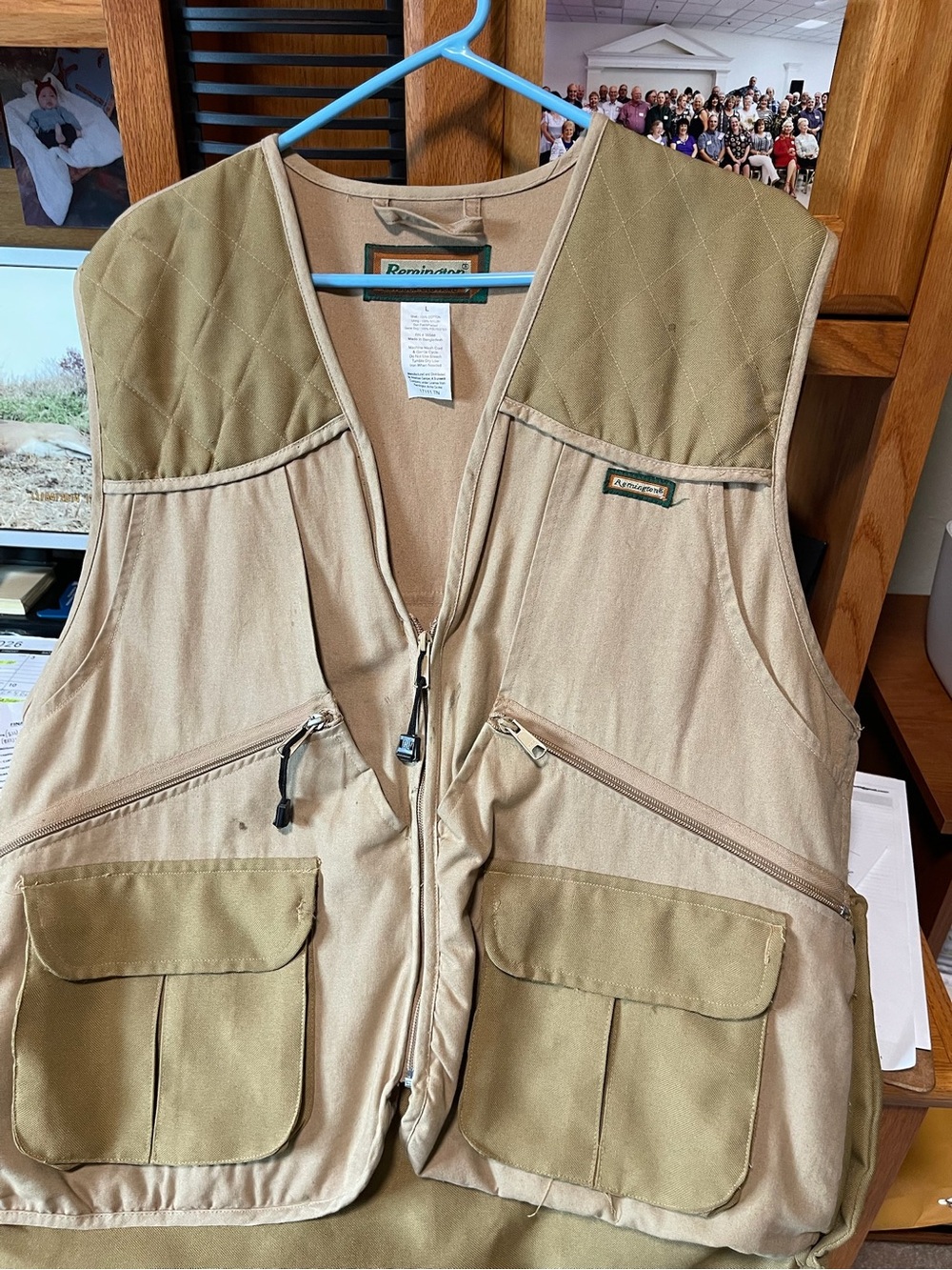 Camper Men’s Two-Tone Tan & Khaki Utility Vest